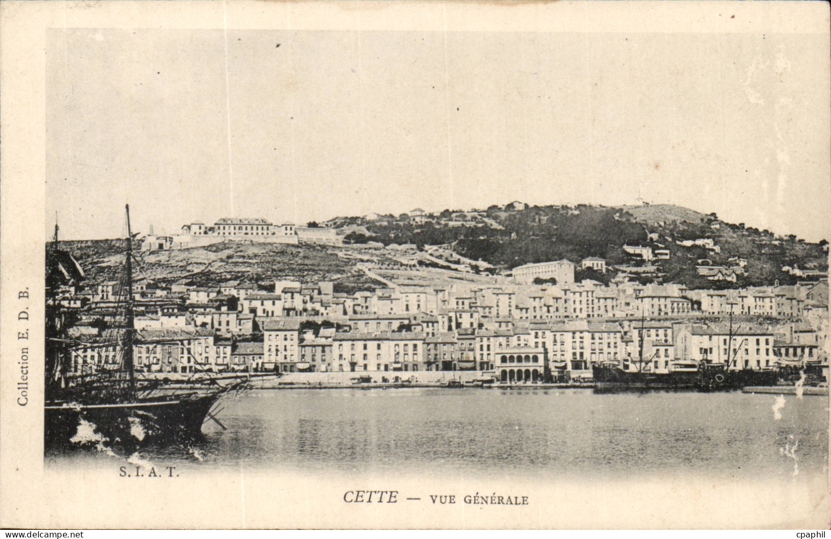 Cette Sete CPA Vue generale