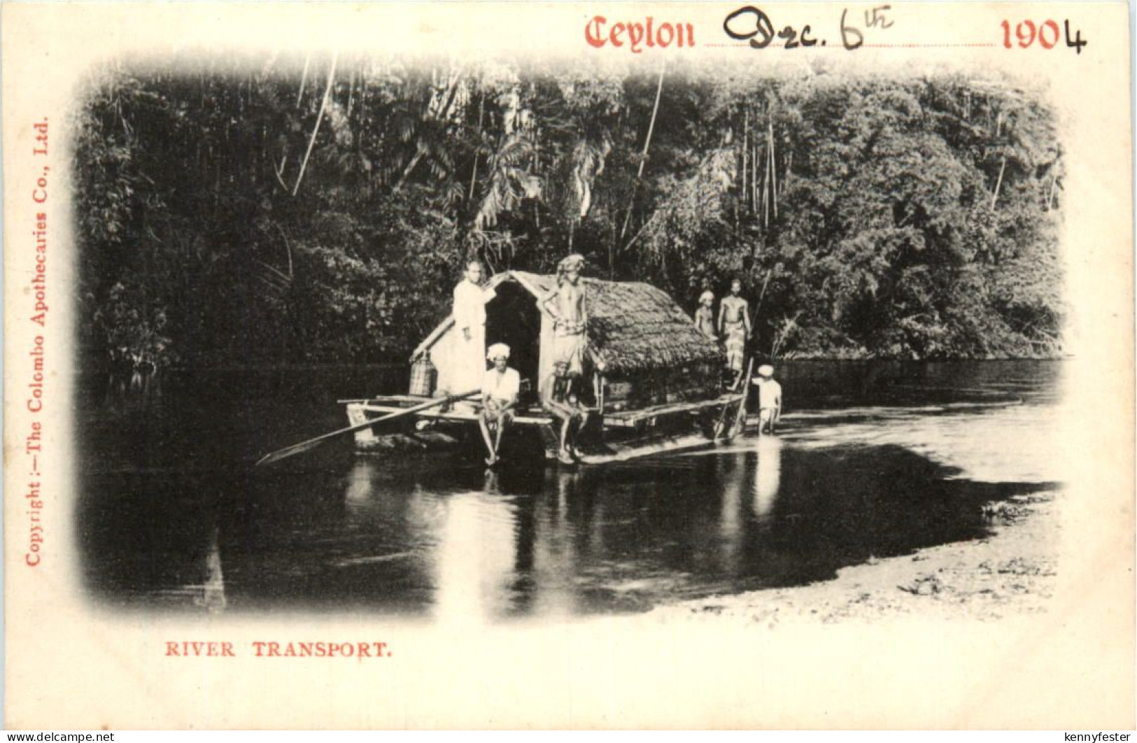 Ceylon - River Transport
