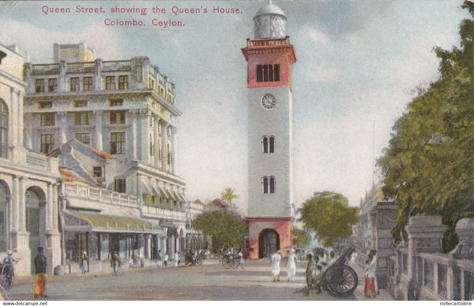 * CEYLON - Sri Lanka - Colombo, Queen Street