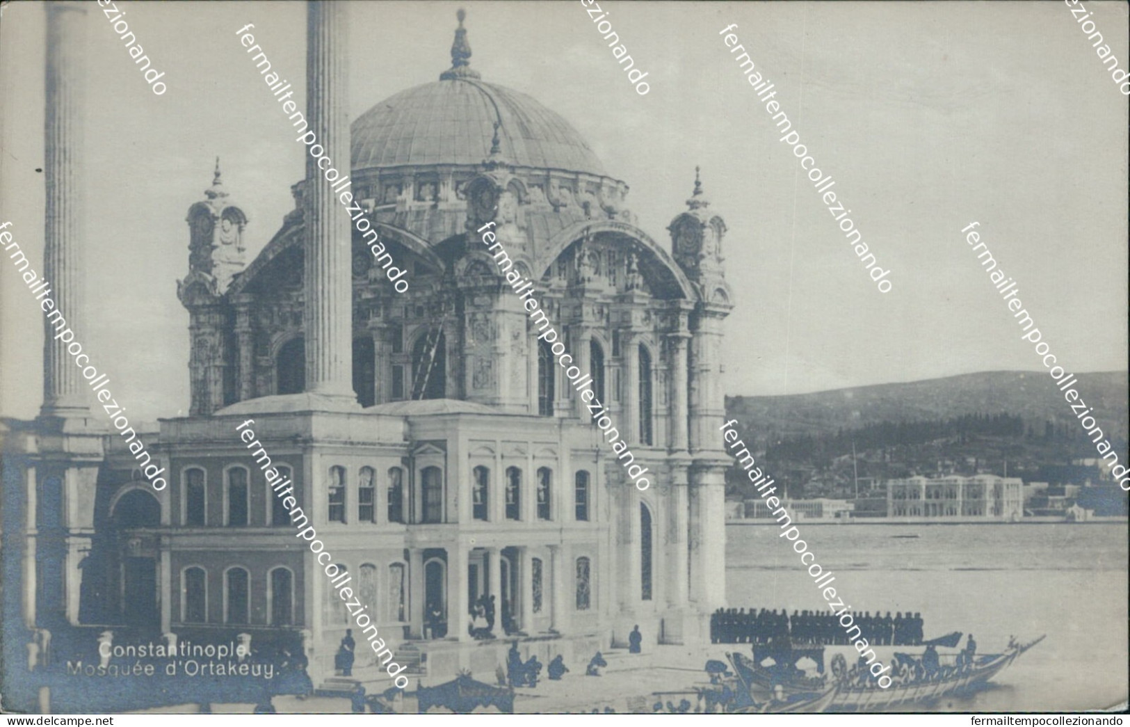 cf487 cartolina fotografica  constantinople  turchia turkey
