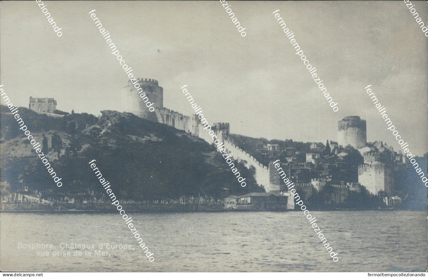 cf489 cartolina fotografica  constantinople  turchia turkey