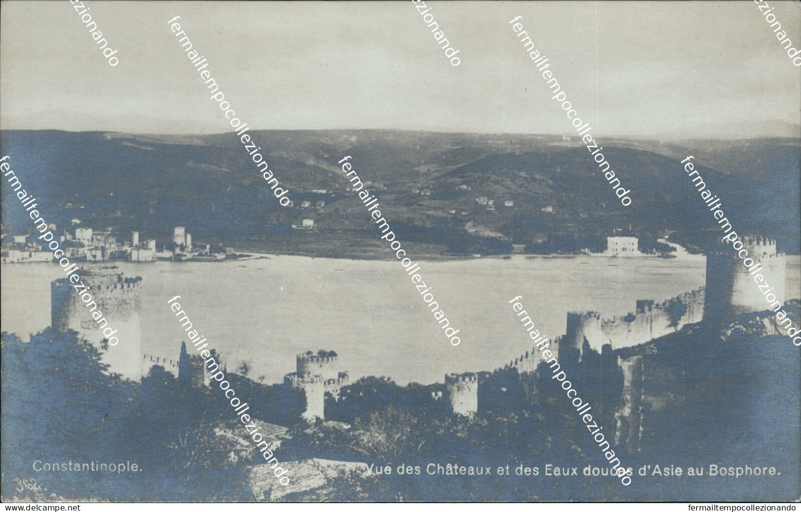 cf505 cartolina  fotografica constantinople  turchia turkey