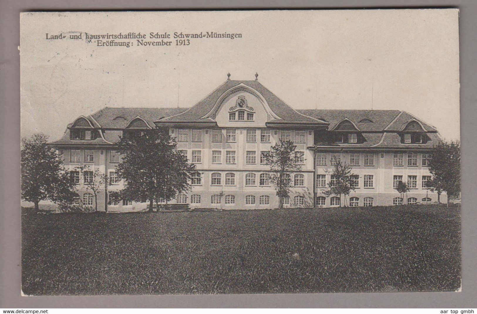 CH BE Münsingen 1915-02-28 Foto Land-+Hauswirtschaftliche Schule Schwand Münsingen