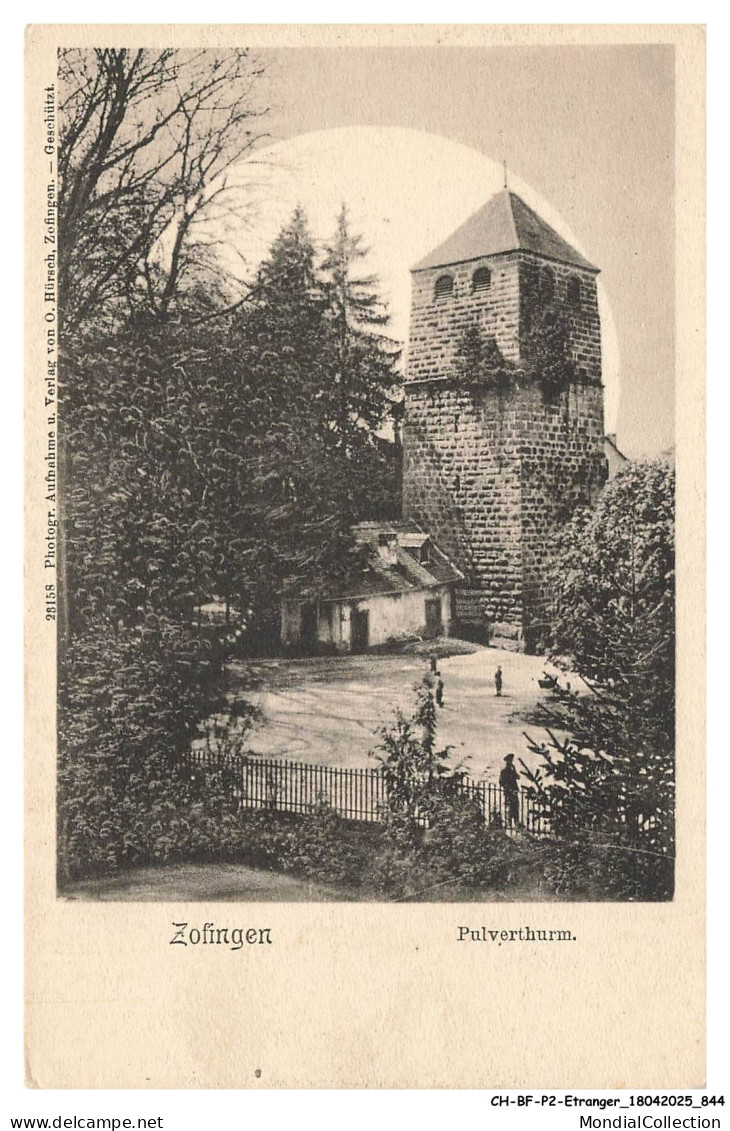 CH-BFP2-1146-SUISSE - ZOFFINGEN - Pulverthurm