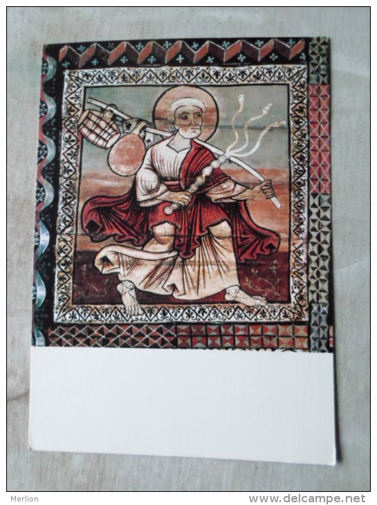 CH GR  ZILLIS - St. Martinskirche  Joseph's Flucht  nach Aegypten    D123088