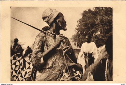 PC CHEVALIER MOYENAGEUX CHAD, TCHAD ETHNIC TYPES (a27622)