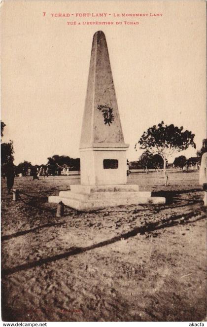 PC FORT-LAMY MONUMENT LAMY CHAD, TCHAD (a27580)