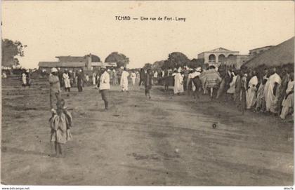 PC FORT-LAMY UNE RUE CHAD, TCHAD (a27614)