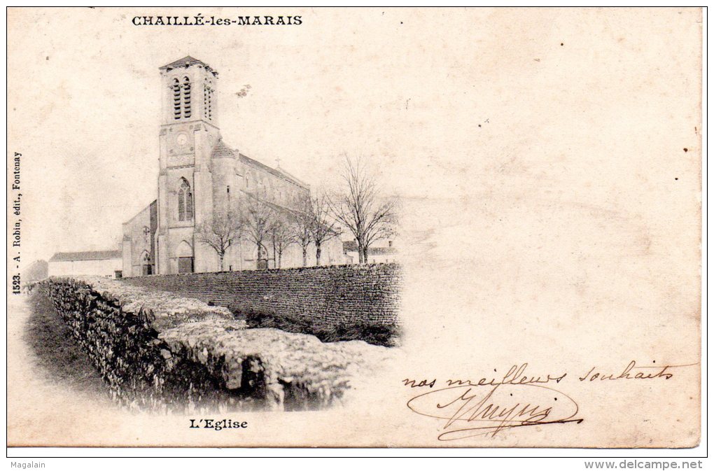 Chaillé les Marais : l'église