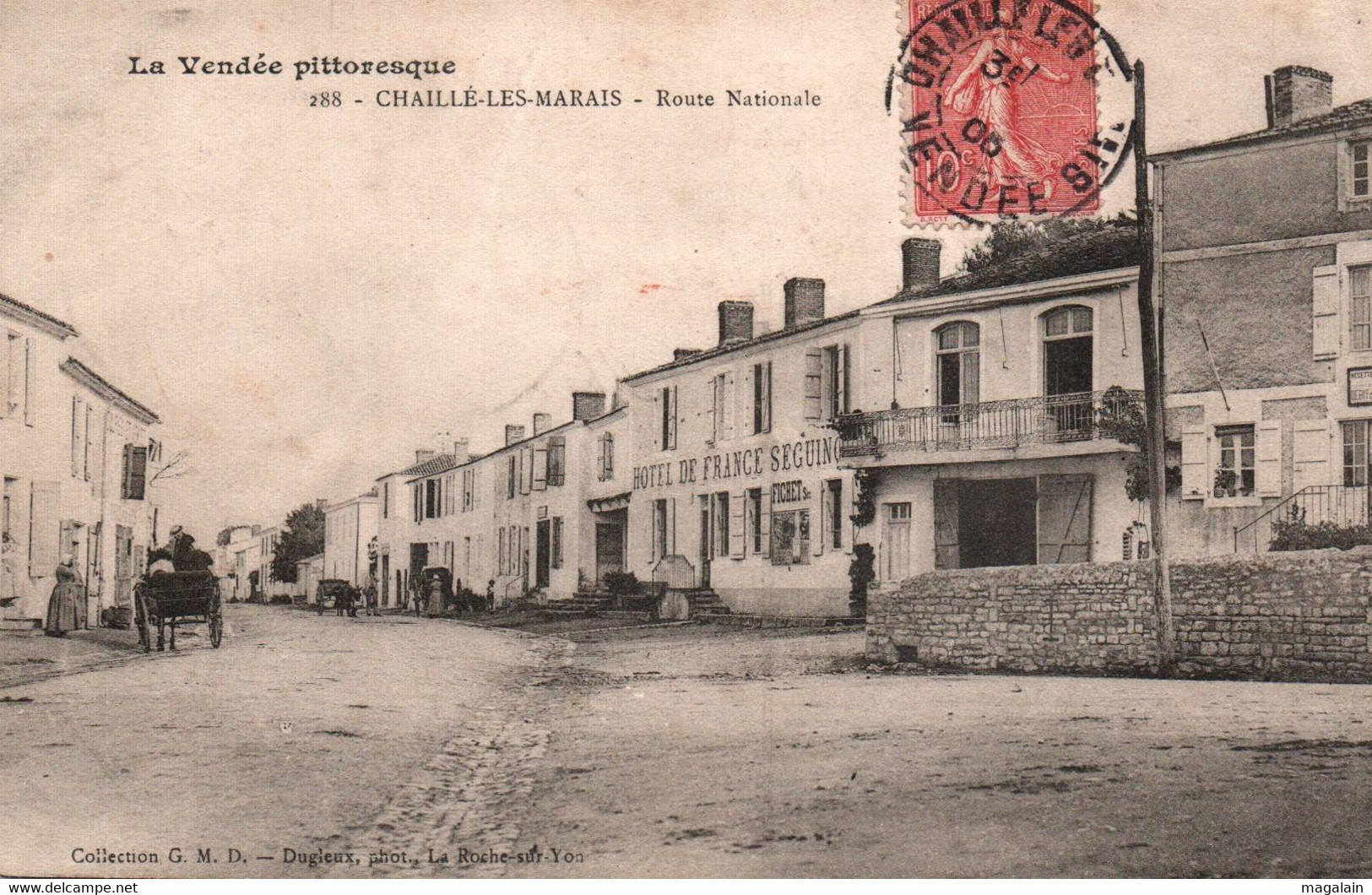 Chaillé les Marais : route nationale