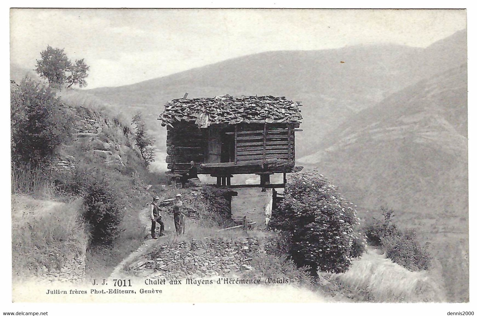 Chalet aux Mayens d' Hérémence (Valais) - Ed. Jullien Frères, Genève