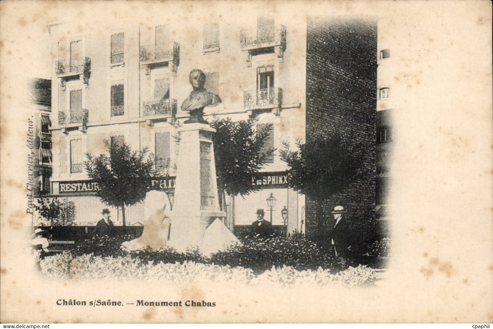 Chalon sur Saone - Monument Chabas - CPA