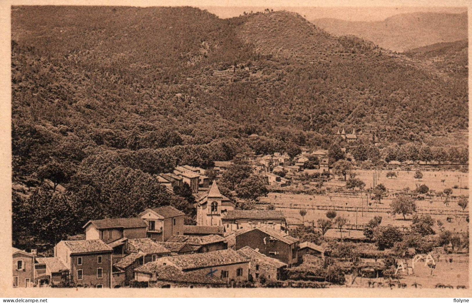 chamborigaud - vue générale sur le village