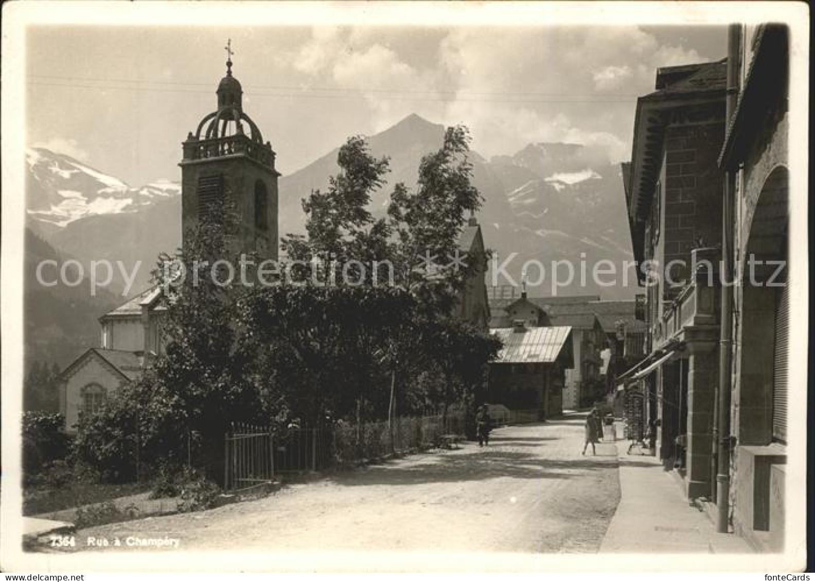 Champery Rue a Champery