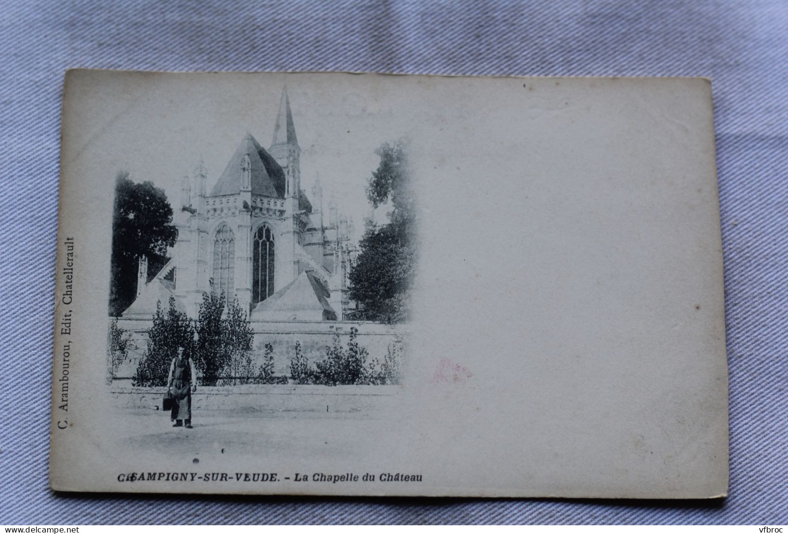 Champigny sur Veude, la chapelle du château, Indre et Loire 37
