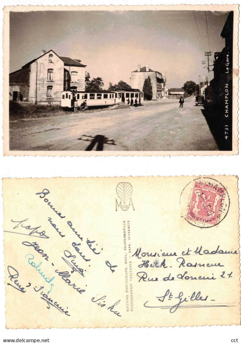 Champlon   Tenneville     La Gare (+ TRAM TRAMWAY)   Edit Mosa n° 4731