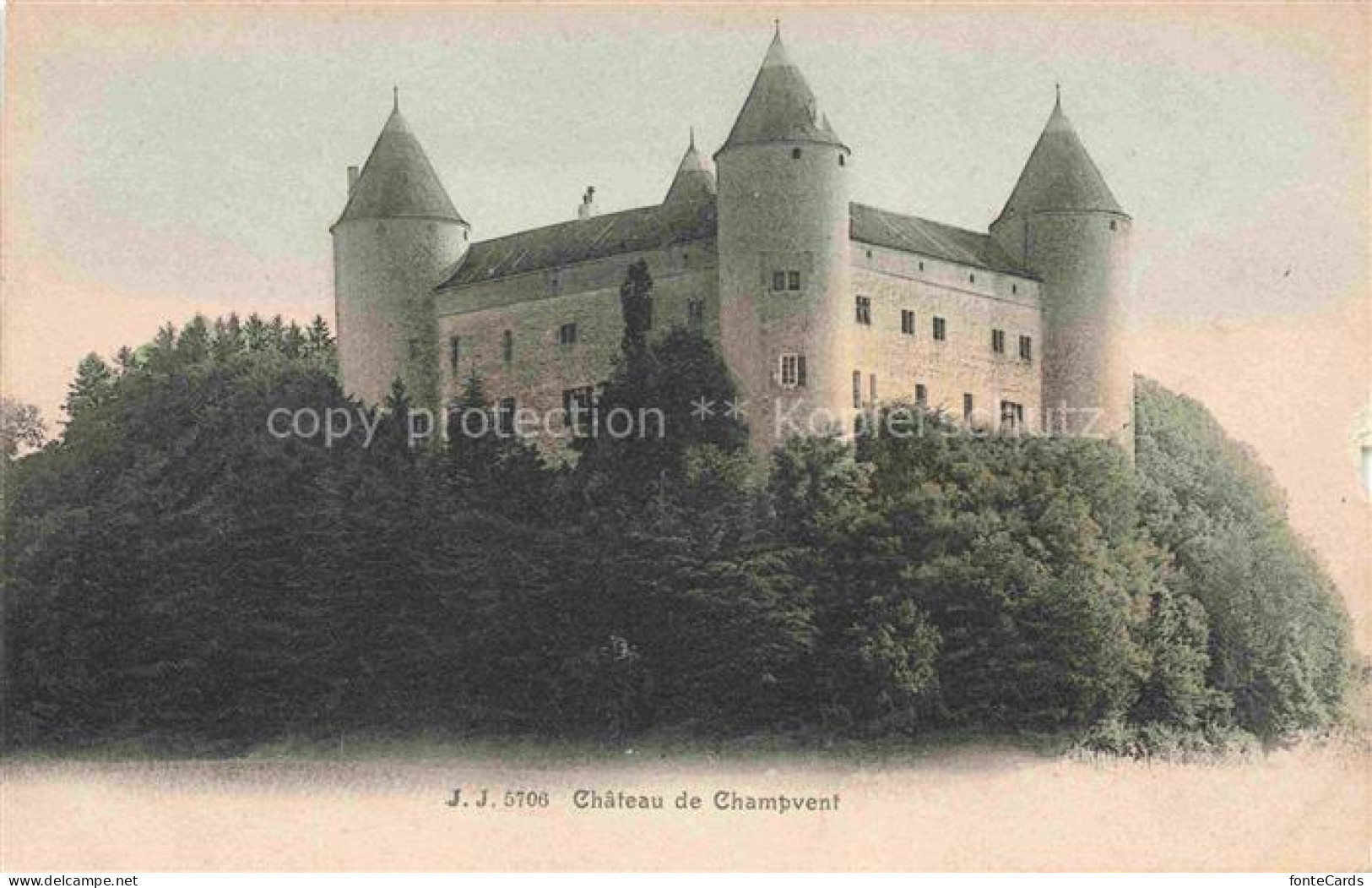 Champvent Yverdon VD Château Schloss