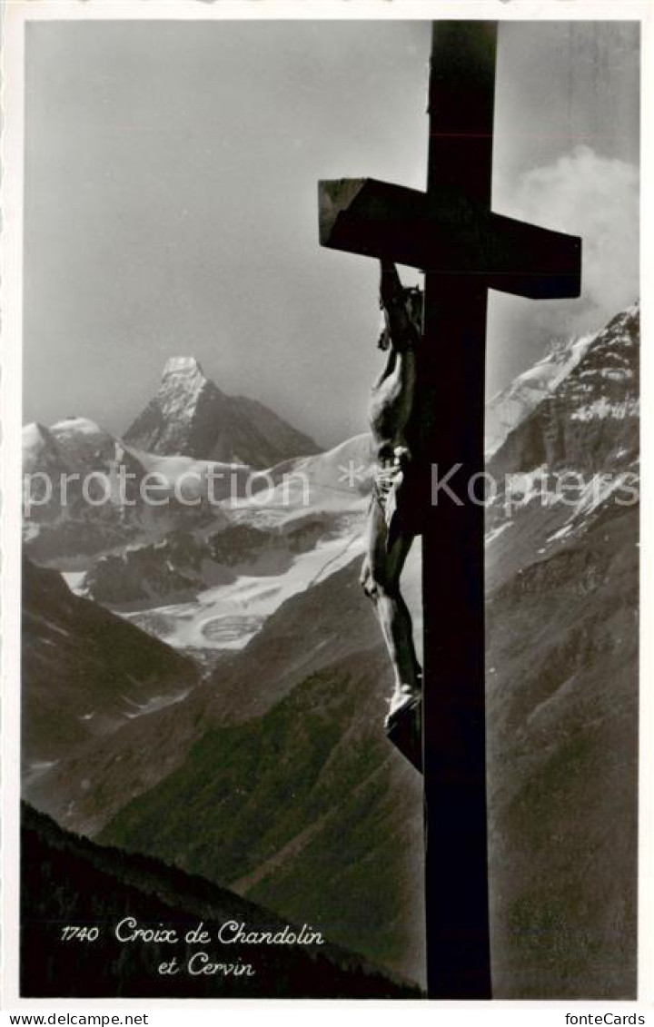 Chandolin Sierre VS Croix de Chandolin et Cervin