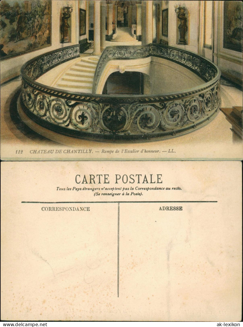 Chantilly Chantilly Rampe de l'Escalier d'honneur. Chateau Schloss 1909