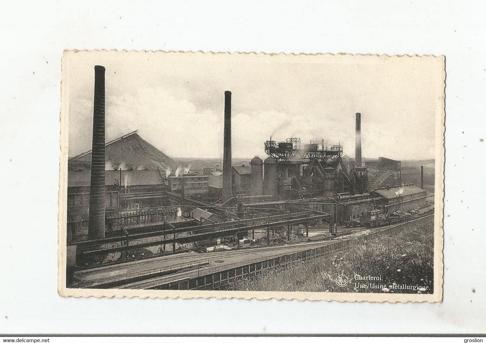CHARLEROI UNE USINE METALLURGIQUE