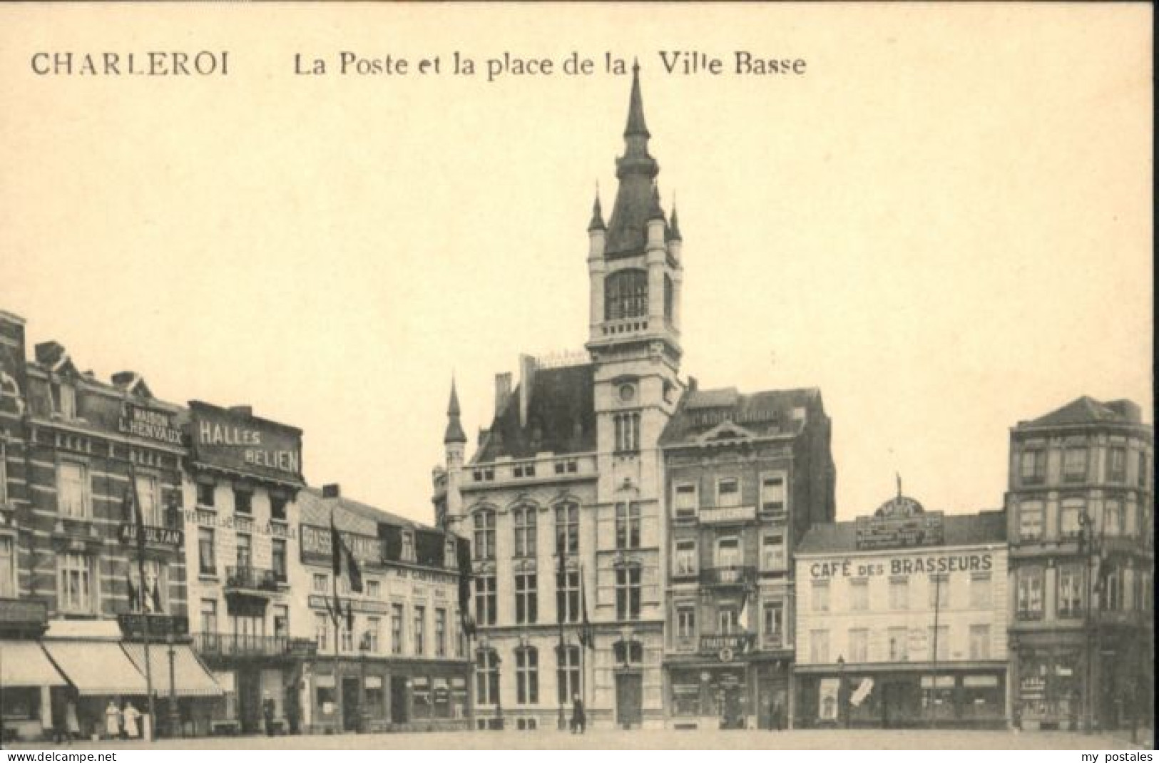 Charleroi Wallonie Charleroi Poste Place Ville Basse
