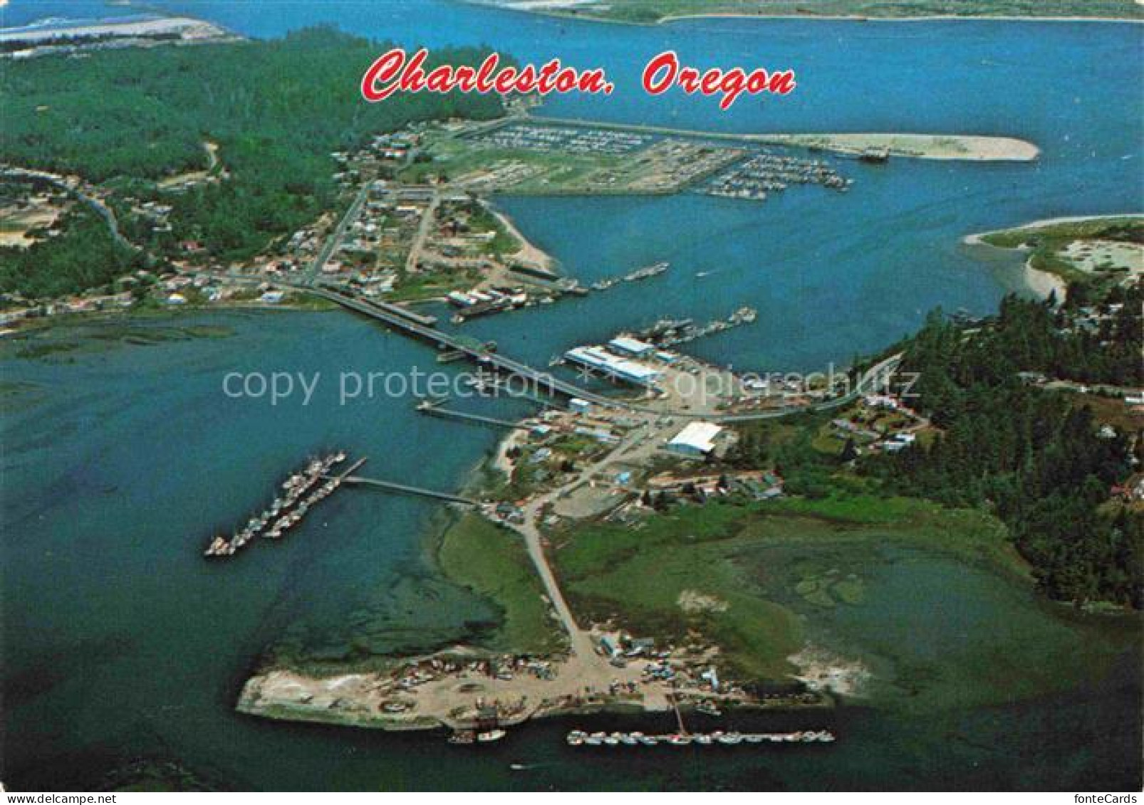 Charleston Eugene Oregon USA Fliegeraufnahme