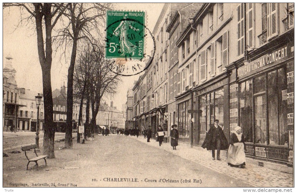 CHARLEVILLE COURS D'ORLEANS (COTE EST)