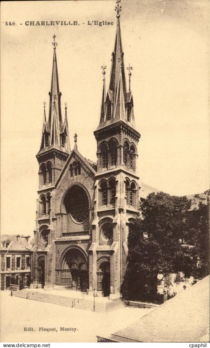 Charleville - L'Eglise - CPA