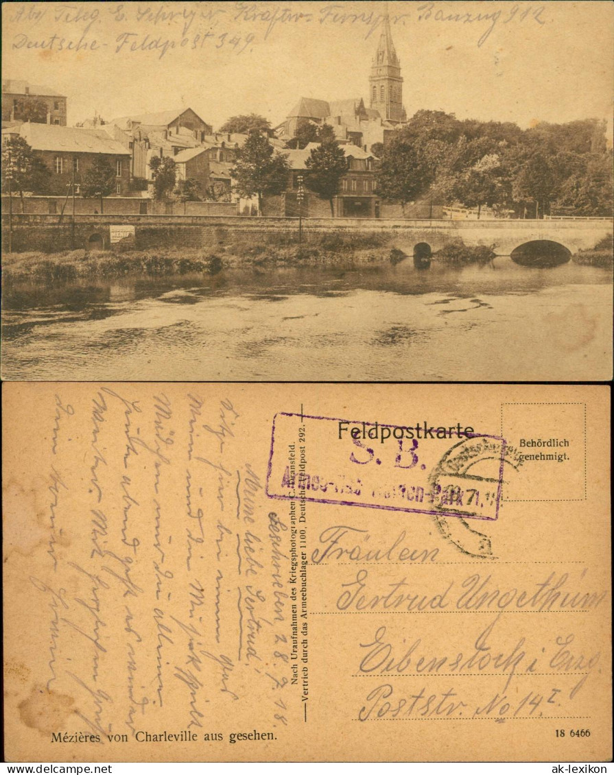 Charleville-Mézières Charleville-Mézières Stadtansichten 1915