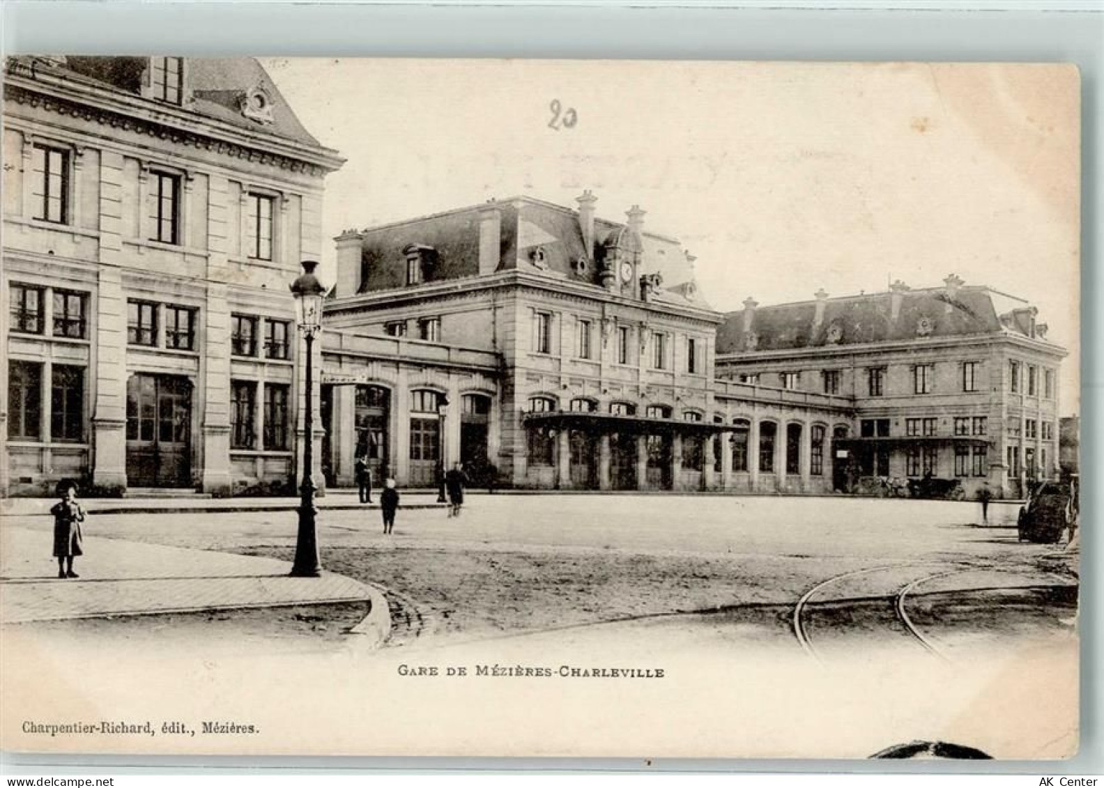 Charleville-Mezieres La Gare Mezieres-Charlesville AK Bahnhof Frankreich... - 10293775