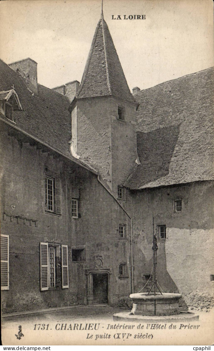 Charlieu - Interieur de l'Hotel du Prieur - CPA
