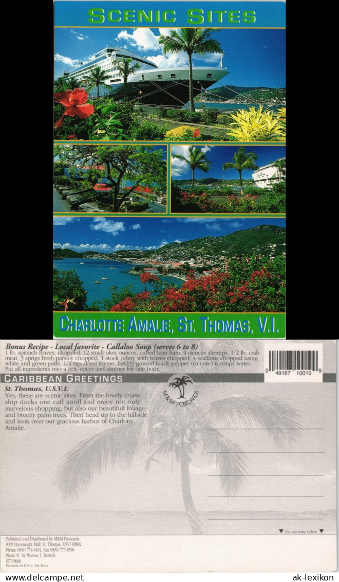 Charlotte Amalie-St. Thomas Sankt Thomas Multi-Views Scenic Sites Karibik 2010