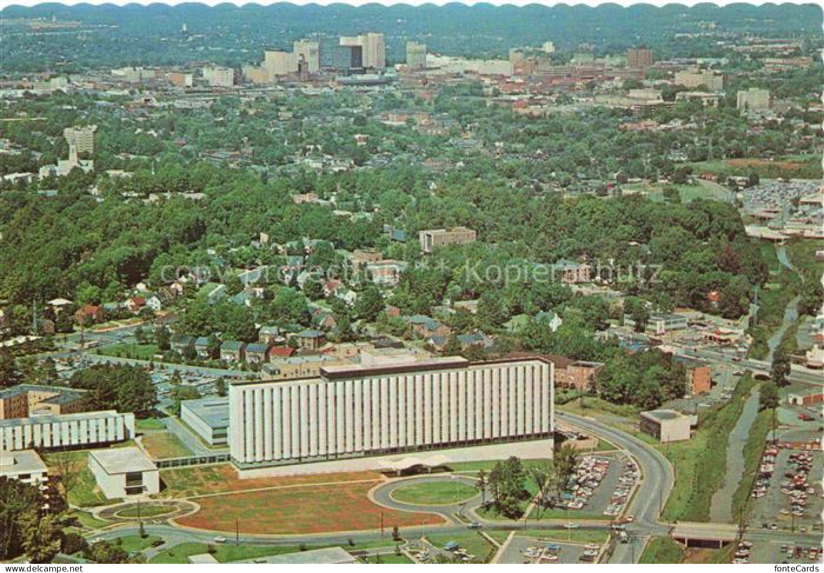 Charlotte North Carolina USA Fliegeraufnahme Charlotte Memorial Hospital