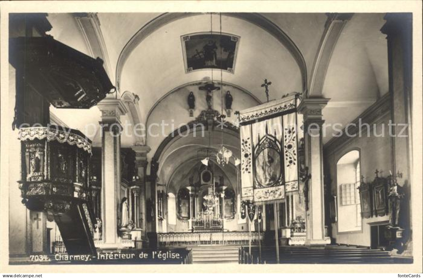 Charmey Eglise Interieur