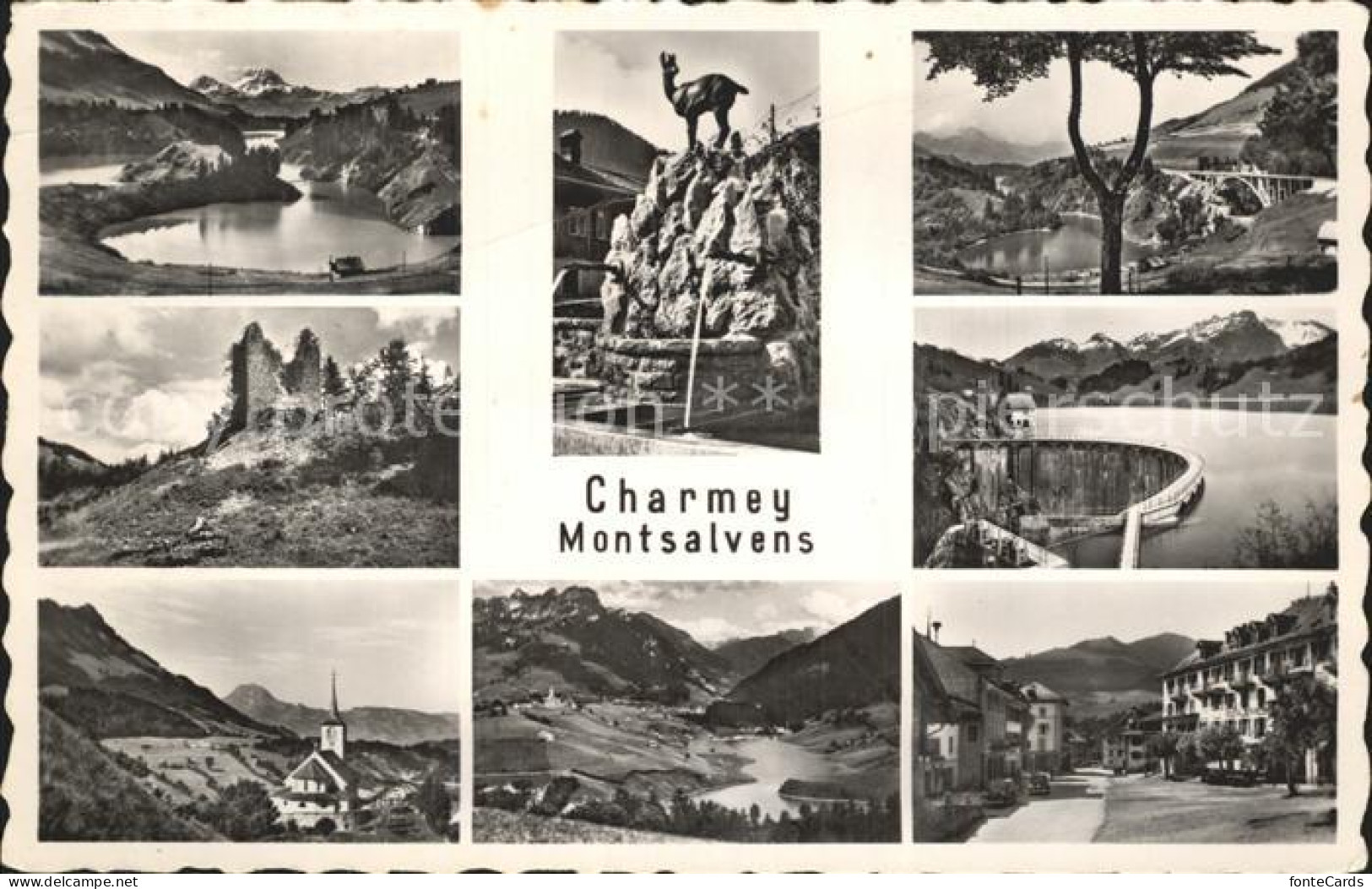 Charmey Kirche Ruine