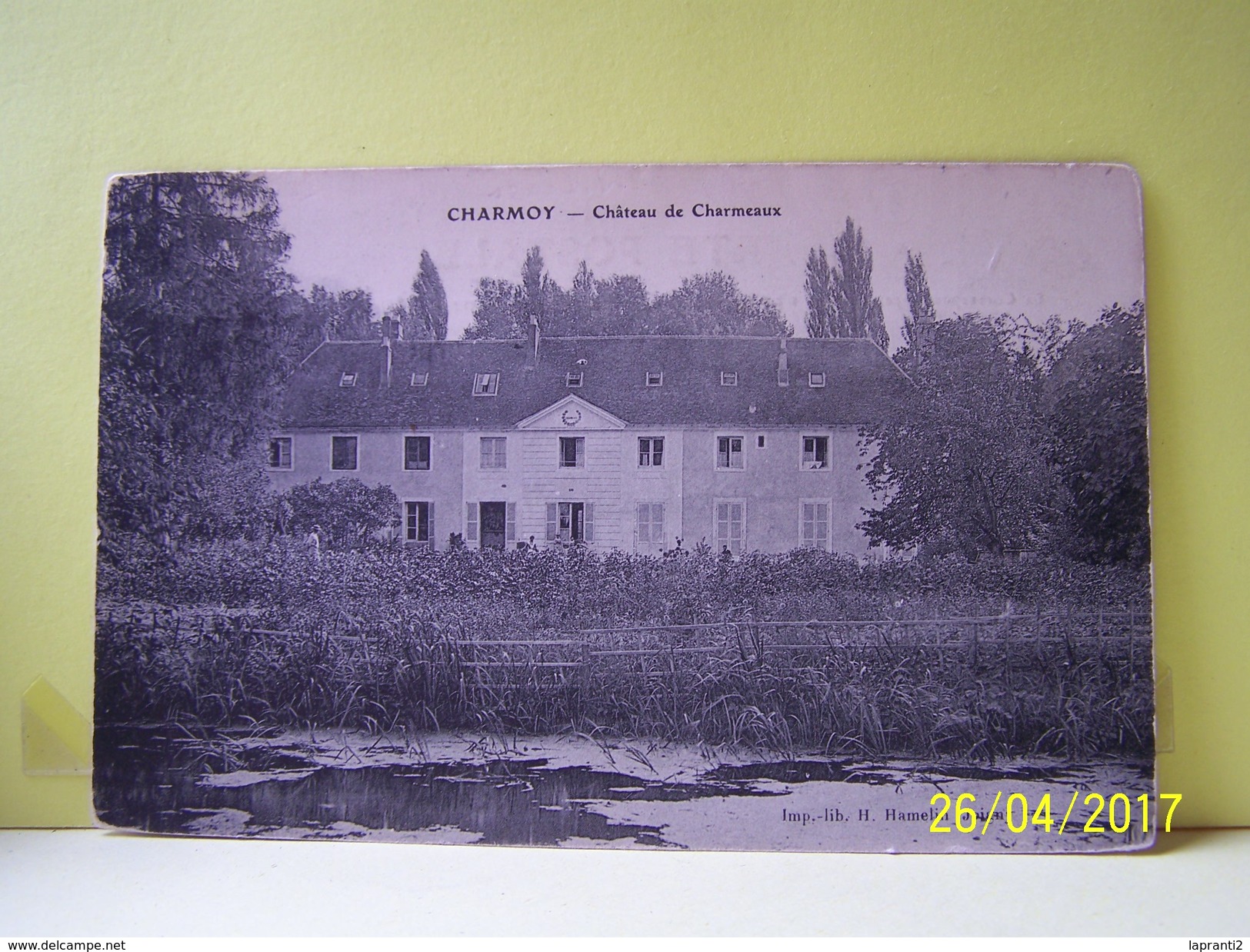 CHARMOY (YONNE) CHATEAU DE CHARMEAUX.