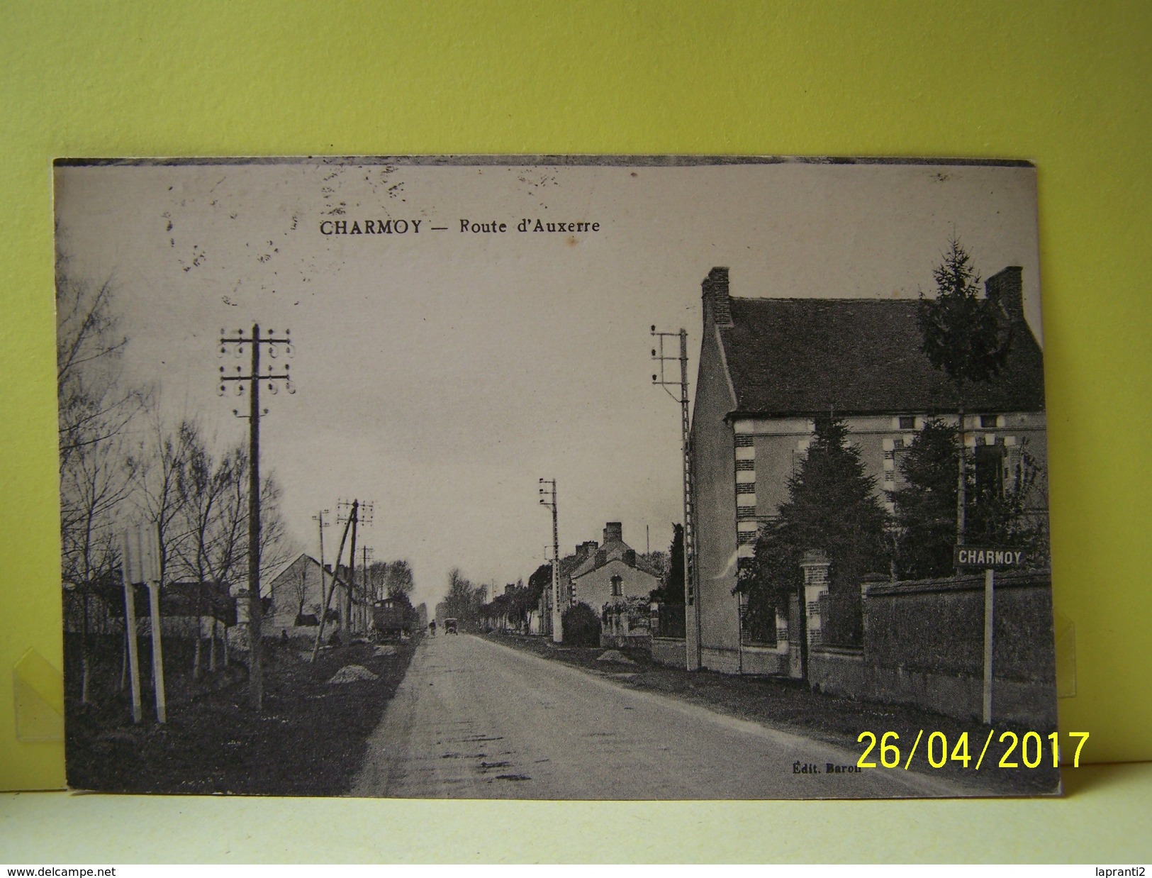 CHARMOY (YONNE) ROUTE D'AUXERRE