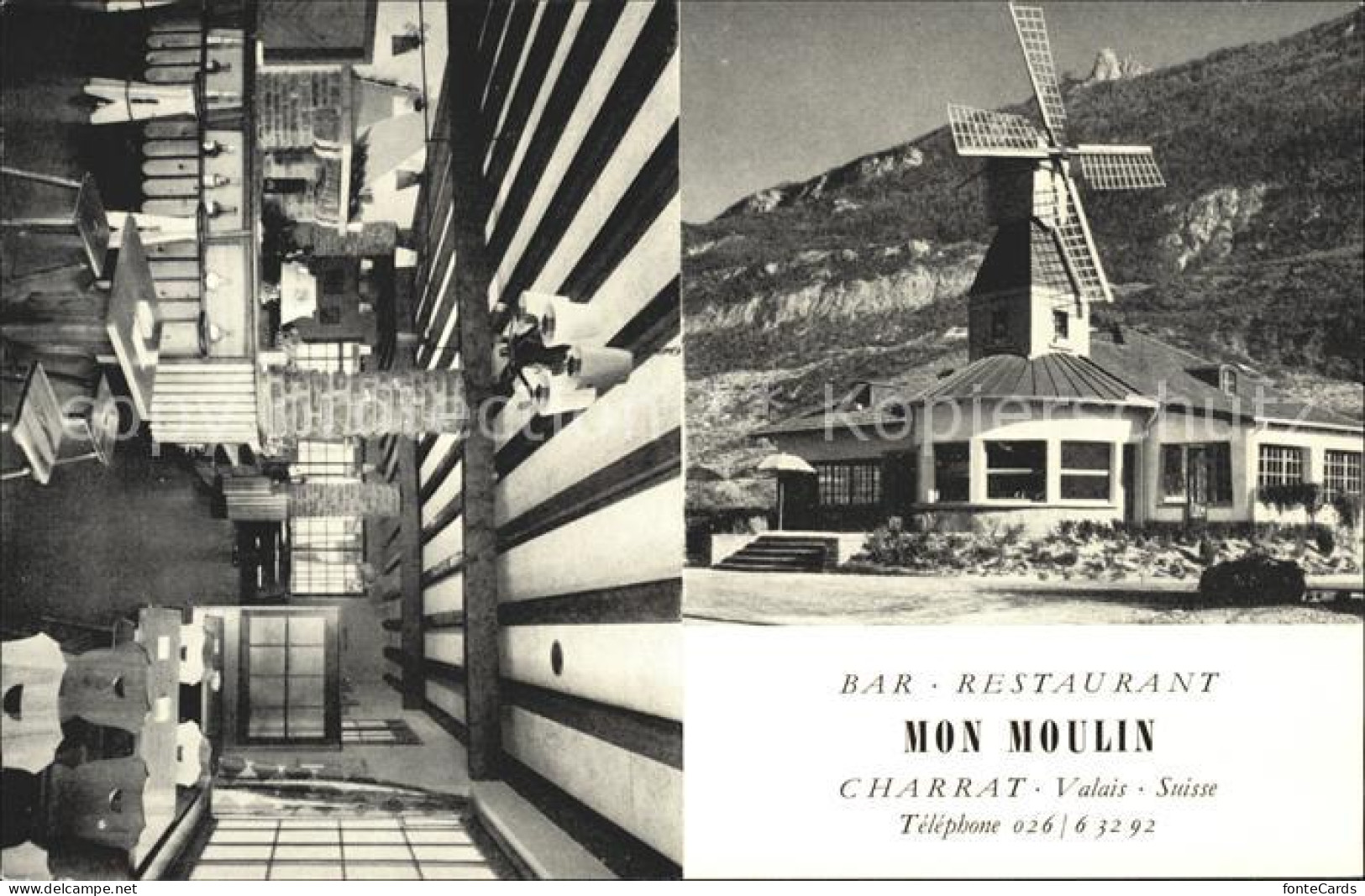 Charrat Restaurant Bar Mon Moulin