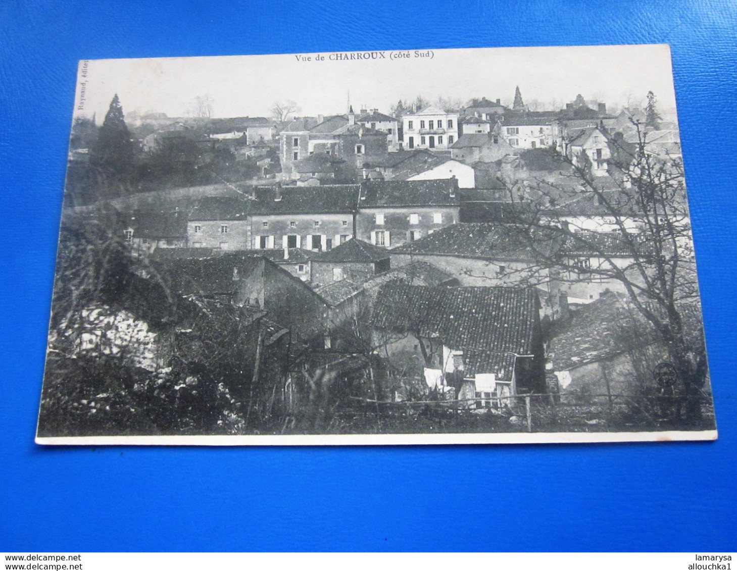 CHARROUX [86] Vienne​​​​​​​-Cté sud -Carte Postale-CPA-Pr Paris Semeuse 137 Cachet a date Rural