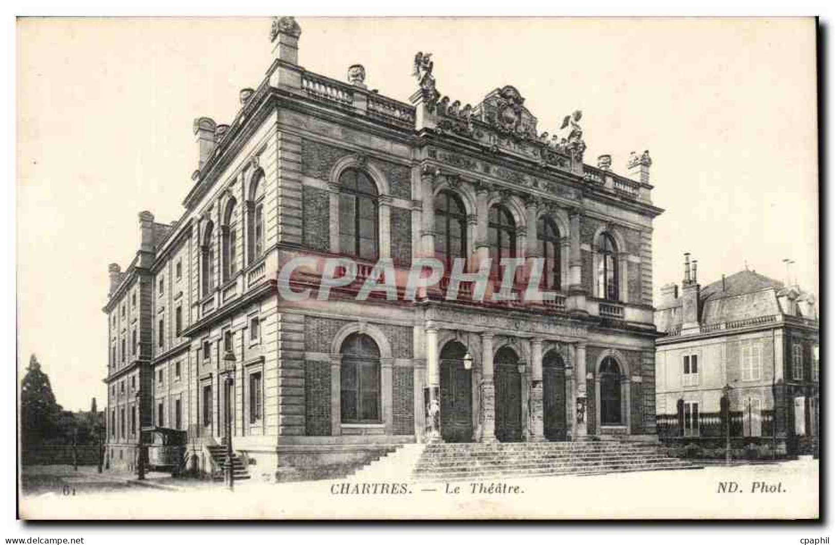 Chartres - Le Theatre - CPA