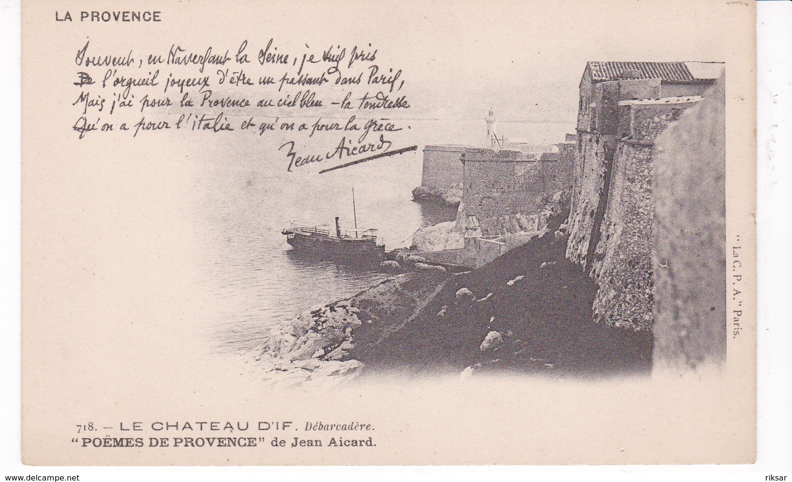 CHATEAU D IF(JEAN AICARD)