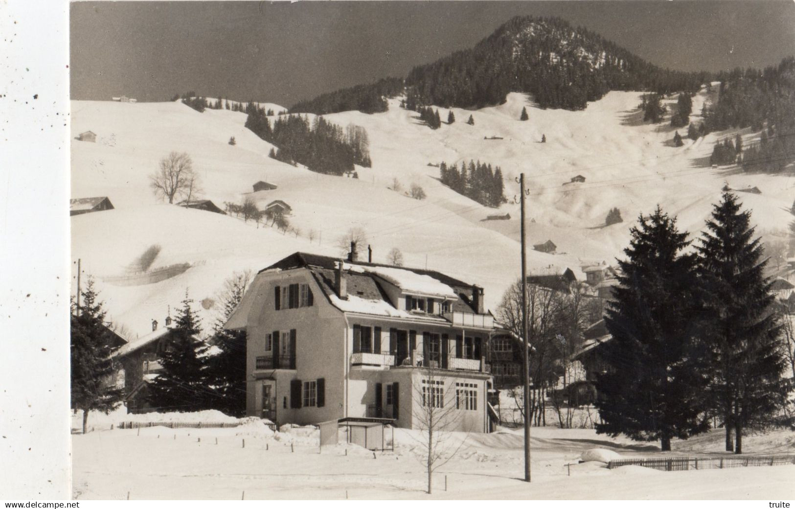 CHATEAU-D'OEX INSTITUT FLORISSANT ( CARTE PHOTO )
