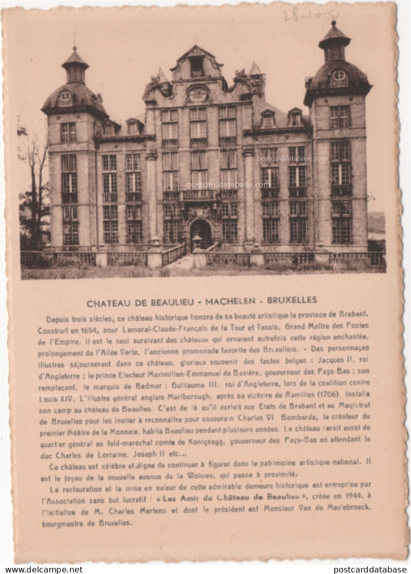 Chateau de Beaulieu - Machelen - Bruxelles