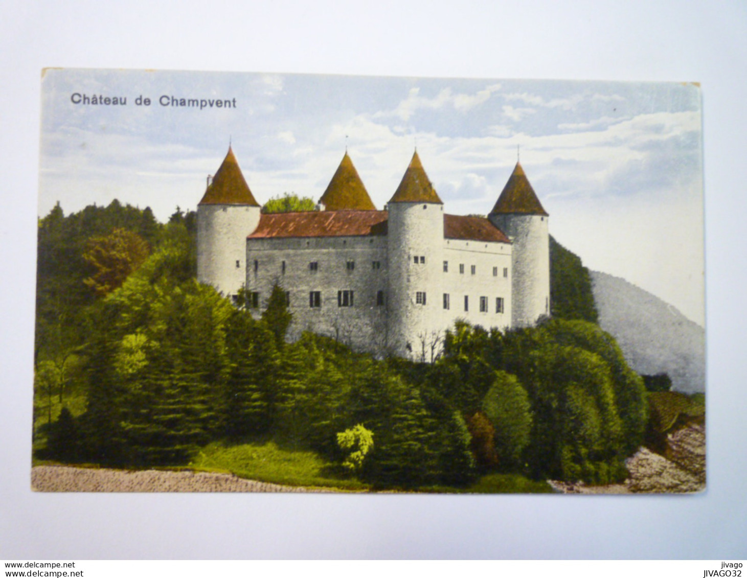 CHÂTEAU  de  CHAMPVENT  :  Carte couleur