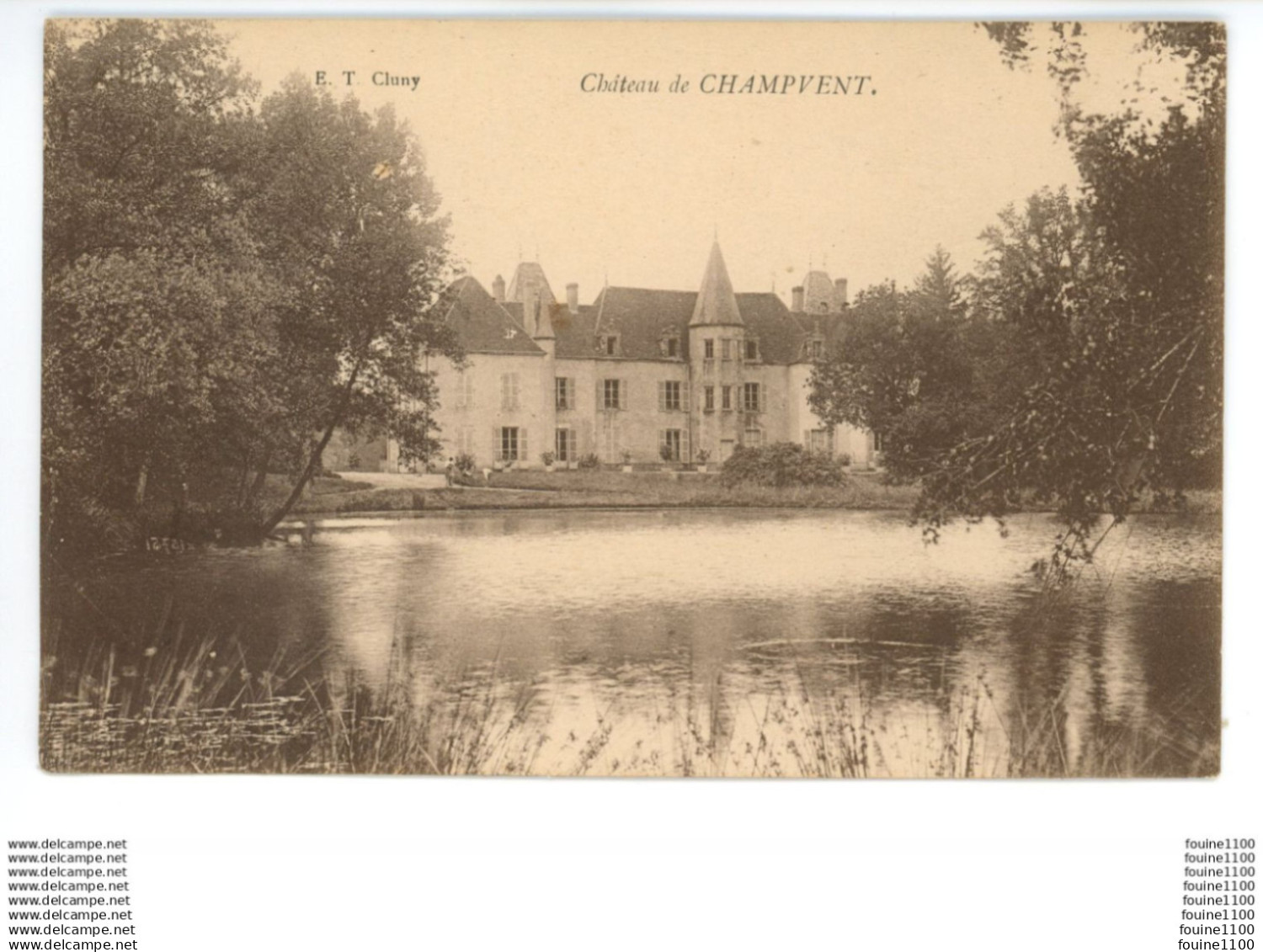 CHATEAU DE CHAMPVENT  ( environs de LA GUICHE )