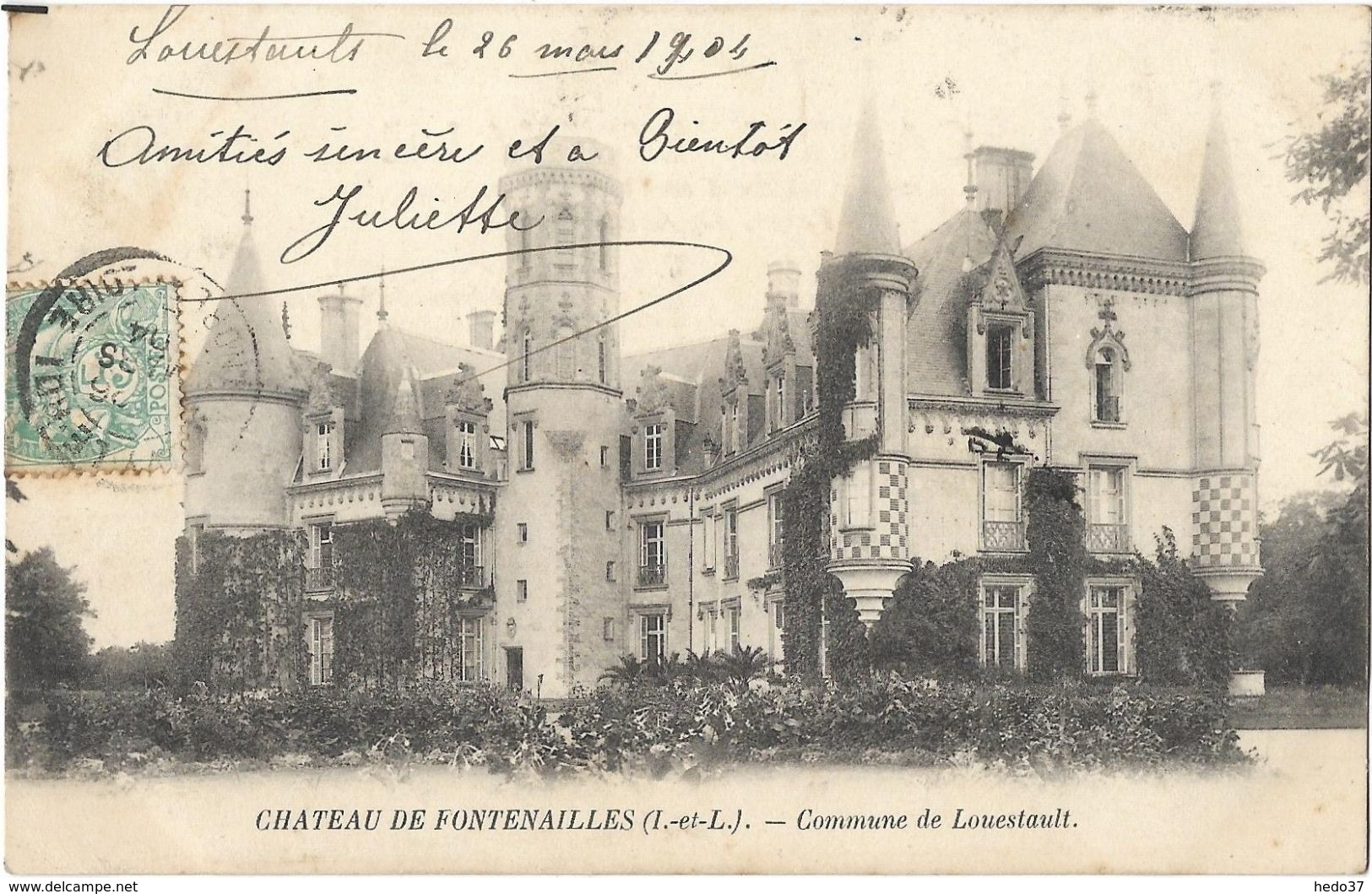 Château de Fontenailles - Commune de Louestault