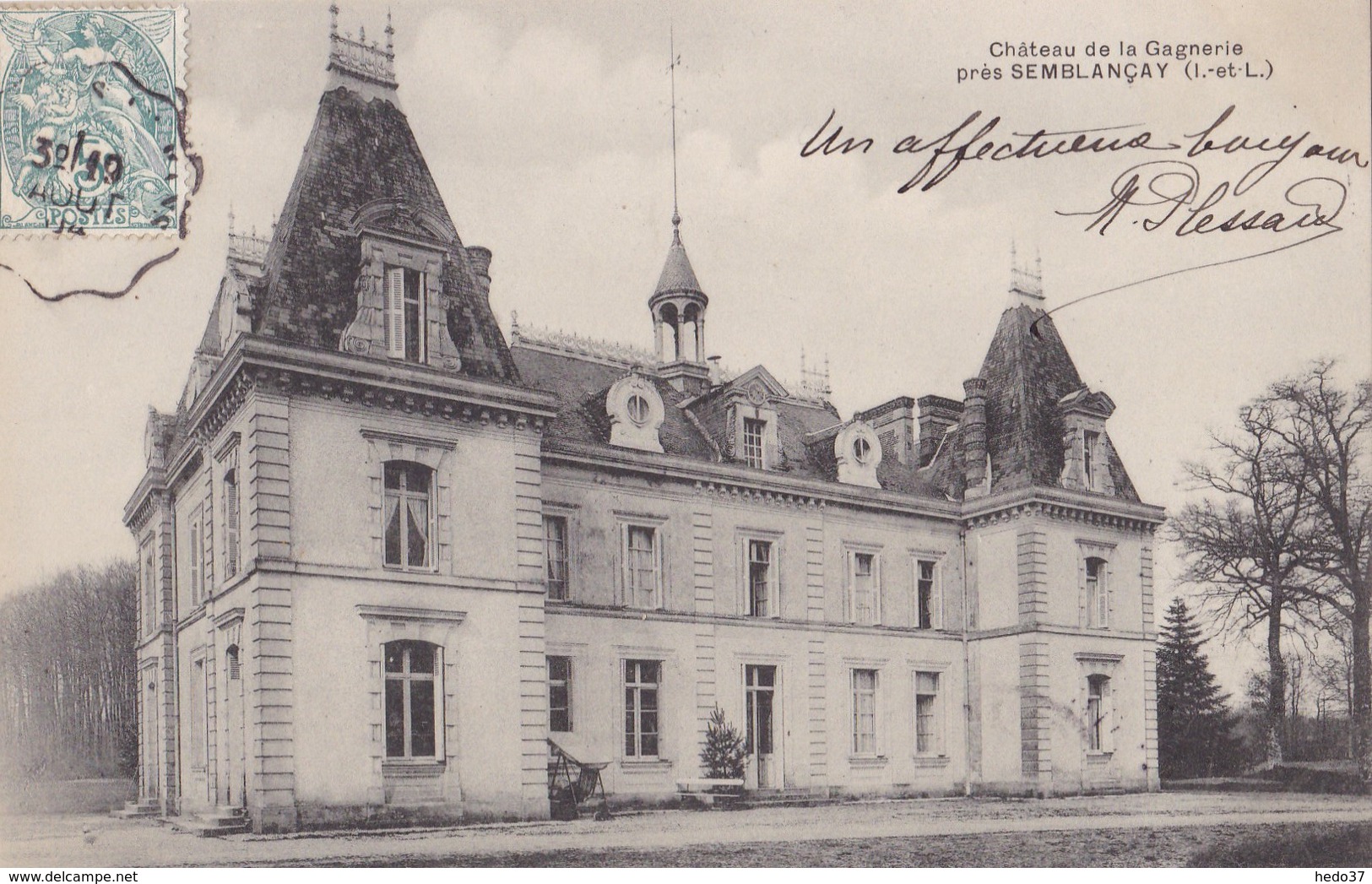 Château de la Gagnerie près de Semblançay