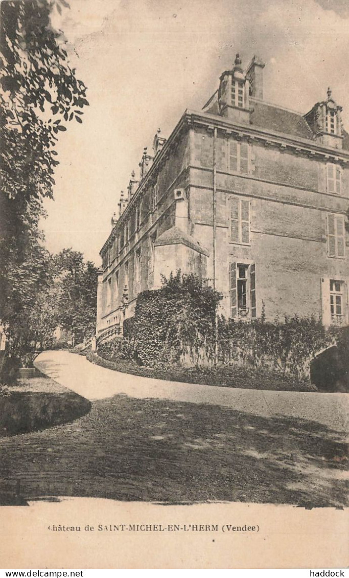 CHATEAU DE SAINT MICHEL EN L'HERM