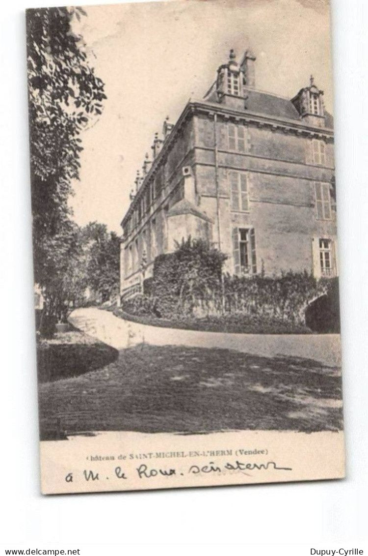 Château de SAINT MICHEL EN L'HERM - état