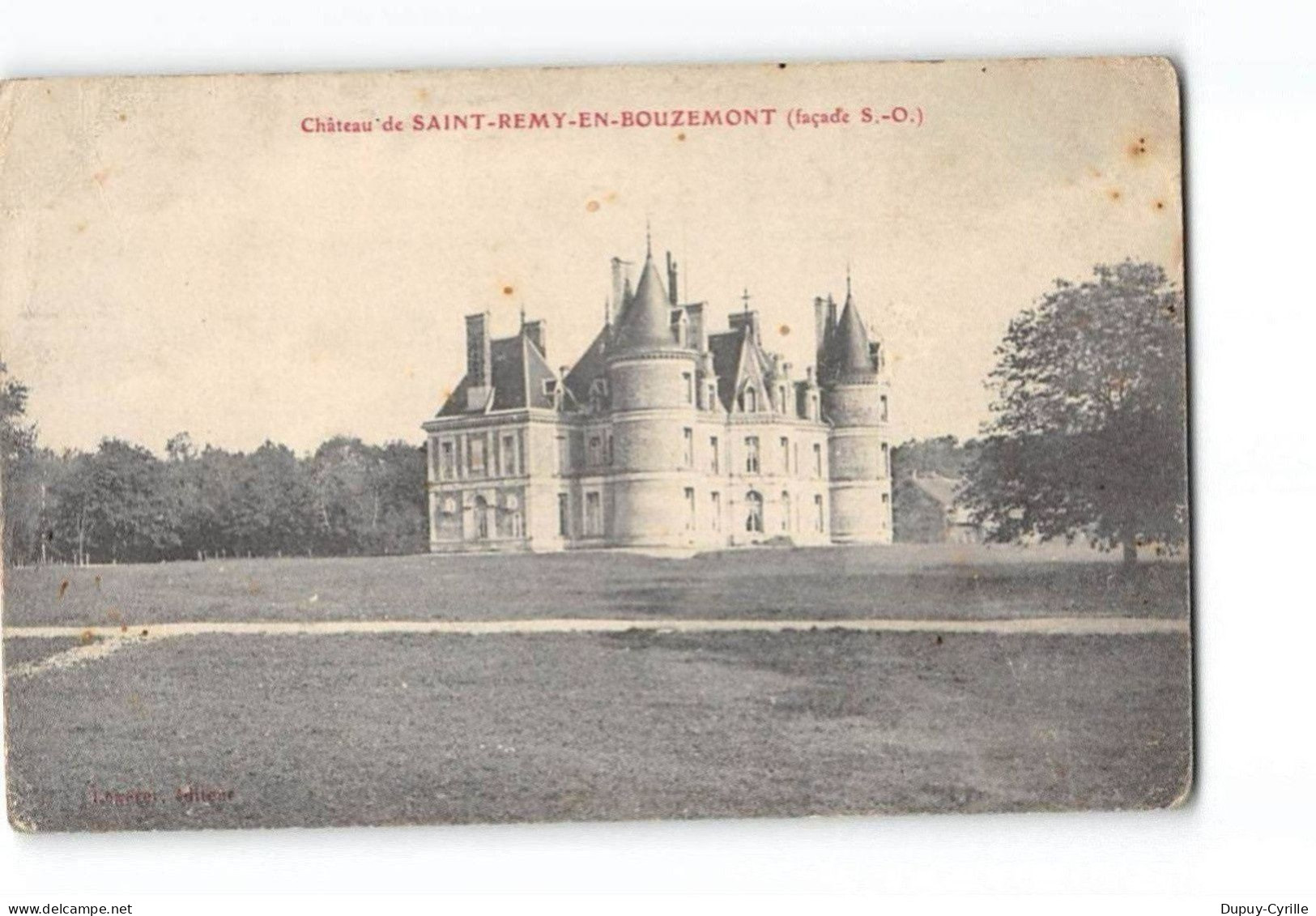 Château de SAINT REMY EN BOUZEMONT -n état